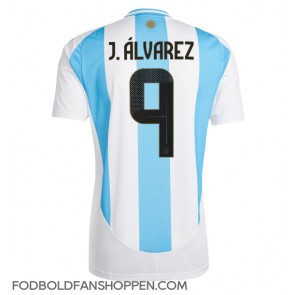 Argentina Julian Alvarez #9 Hjemmebanetrøje Copa America 2024 Kortærmet